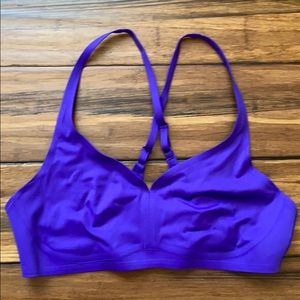 Purple lululemon sports bra